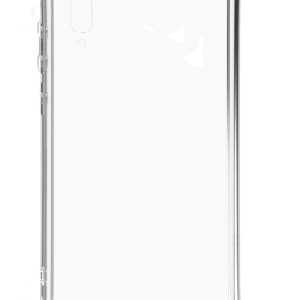 Aizmugurējais vāciņš Evelatus Samsung Galaxy A70 Silicone Transparent with Necklace TPU Strap Silver