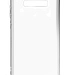 Aizmugurējais vāciņš Evelatus Samsung Galaxy S10e Silicone Transparent with Necklace TPU Strap Gold