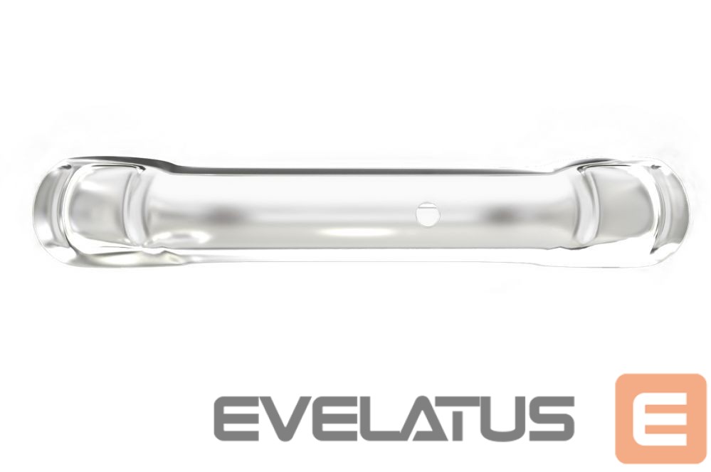 Aizmugurējais vāciņš Evelatus Apple iPhone XR Silicone Transparent with Necklace TPU Strap Space Gray