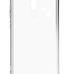 Aizmugurējais vāciņš Evelatus Xiaomi Redmi 8 Silicone Transparent with Necklace TPU Strap Space Gray