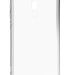 Aizmugurējais vāciņš Evelatus Xiaomi Redmi 8 Silicone Transparent with Necklace TPU Strap Silver