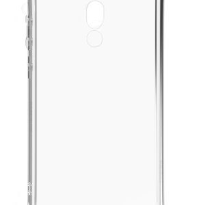 Aizmugurējais vāciņš Evelatus Xiaomi Redmi 8 Silicone Transparent with Necklace TPU Strap Silver