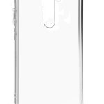 Aizmugurējais vāciņš Evelatus Xiaomi Note 8 Pro Silicone Transparent with Necklace TPU Strap Gold