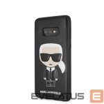 Aizmugurējais vāciņš Karl Lagerfeld Samsung Galaxy S10e Ikonik Full Body PC/TPU Case Black