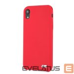 Aizmugurējais vāciņš BMW Apple iPhone XR Hardcase Silicone Red