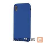 Aizmugurējais vāciņš BMW Apple iPhone XR Hardcase Silicone Navy