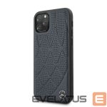 Aizmugurējais vāciņš Mercedes-Benz Apple iPhone 11 Pro Quilted Genyine Leather Blue