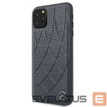 Aizmugurējais vāciņš Mercedes-Benz Apple iPhone 11 Pro Max Quilted Genuine Leather Blue
