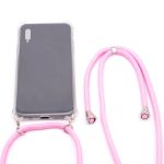 Aizmugurējais vāciņš Evelatus Samsung A40 Case with rope Pink Transparent