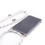 Aizmugurējais vāciņš Evelatus Samsung A50 Case with rope White Stripes Transparent