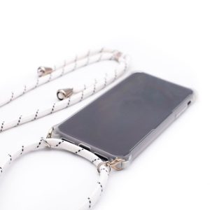 Aizmugurējais vāciņš Evelatus Samsung A50 Case with rope White Stripes Transparent
