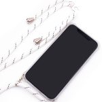 Aizmugurējais vāciņš Evelatus Samsung A70 Case with rope White Stripes Transparent
