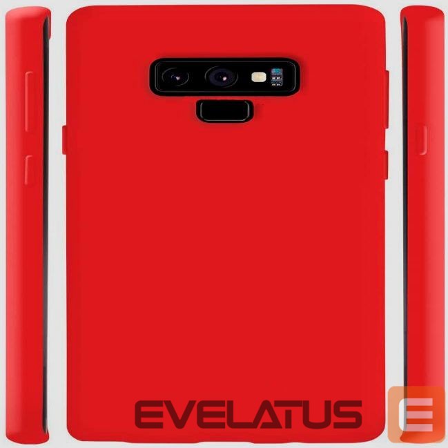 Aizmugurējais vāciņš Evelatus Samsung Galaxy Note 9 Nano Silicone Case Soft Touch TPU Red