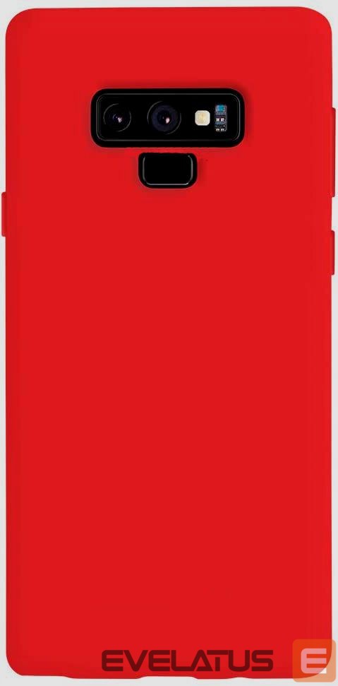 Aizmugurējais vāciņš Evelatus Samsung Galaxy Note 9 Nano Silicone Case Soft Touch TPU Red