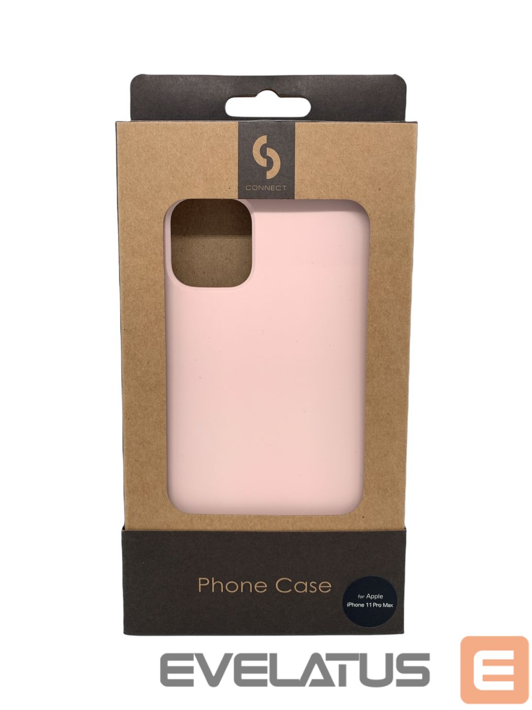 Aizmugurējais vāciņš Connect Apple iPhone 11 Pro Max Soft Case with bottom Pink Sand