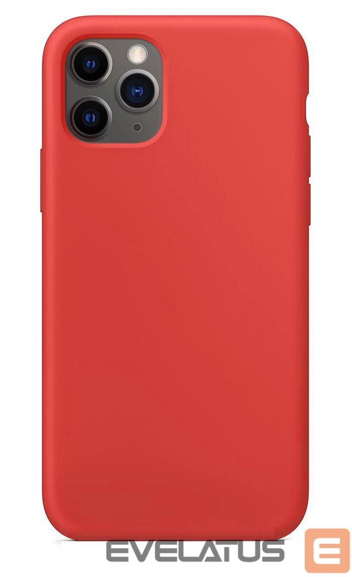 Aizmugurējais vāciņš Connect Apple iPhone 11 Pro Max Soft Case with bottom Red