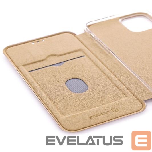 Atveramie maciņi Evelatus Apple iPhone 11 Pro MAX Book Case Gold
