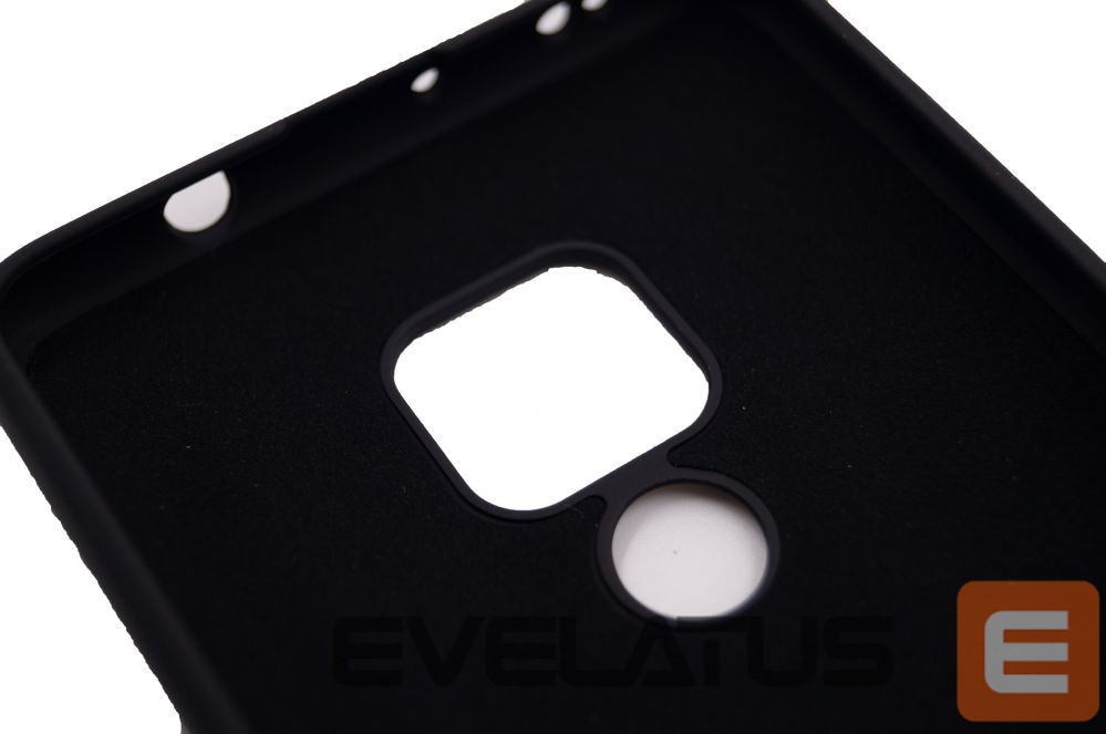 Aizmugurējais vāciņš Evelatus Huawei Mate 20 Soft Silicone Black