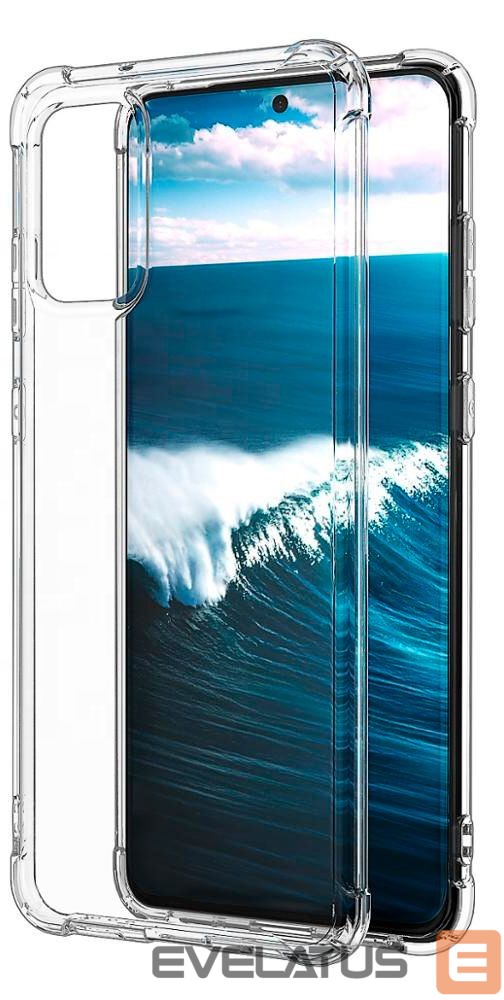 Aizmugurējais vāciņš Evelatus Samsung Galaxy S20 Military Shockproof Silicone Case TPU Transparent