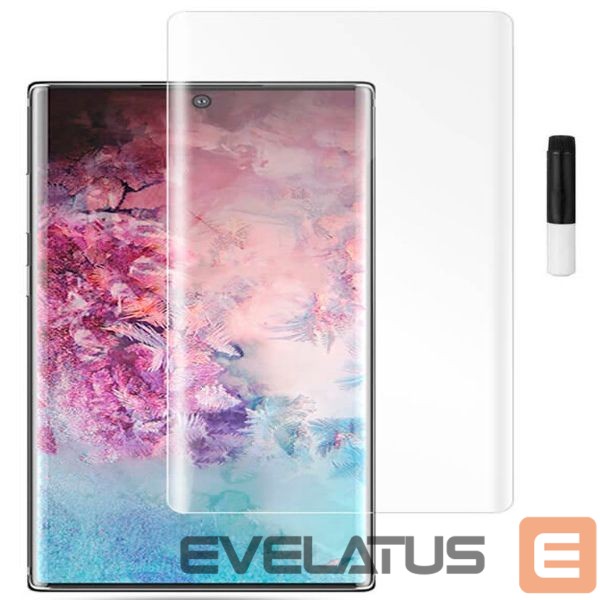 Aizsargstikls Evelatus Samsung Galaxy Note 10 Plus Clear Glass UV + Glue
