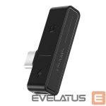 Adapteris USAMS  SJ386 Type-C+3.5mm Charging & Audio Adapter Black