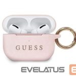 Maciņš austiņām Guess Apple Silicone Cover for AirPods Pro Light Pink