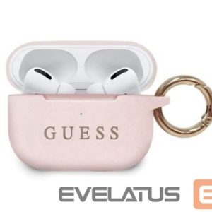 Maciņš austiņām Guess Apple Silicone Cover for AirPods Pro Light Pink