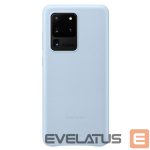 Aizmugurējais vāciņš Samsung  Galaxy S20 Ultra Leather Cover case Sky Blue