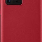 Aizmugurējais vāciņš Samsung  Galaxy S20 Ultra Leather Cover Red
