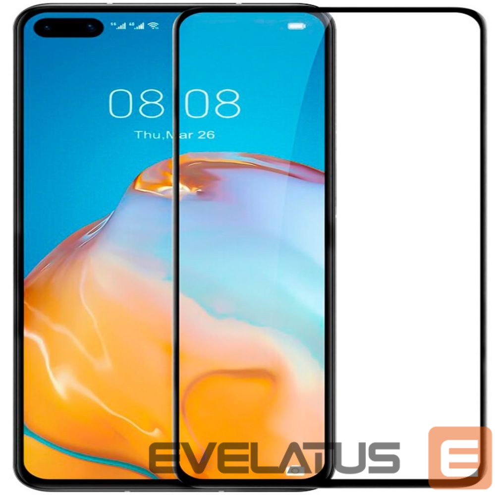 Aizsargstikls Evelatus Huawei P40 Pro Clear Glass UV + Glue