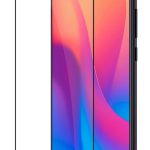 Aizsargstikls iLike Xiaomi Redmi 8a 2.5D Black Frame Full Glue
