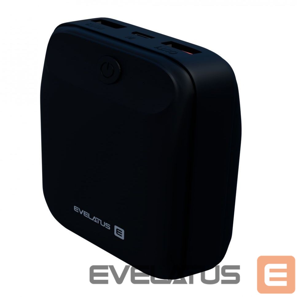 Ārējais akumulators Evelatus - Power Bank EPB07 10000 mAh Black