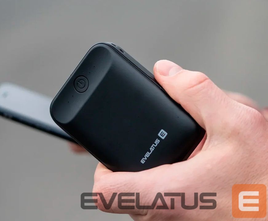 Ārējais akumulators Evelatus - Power Bank EPB07 10000 mAh Black