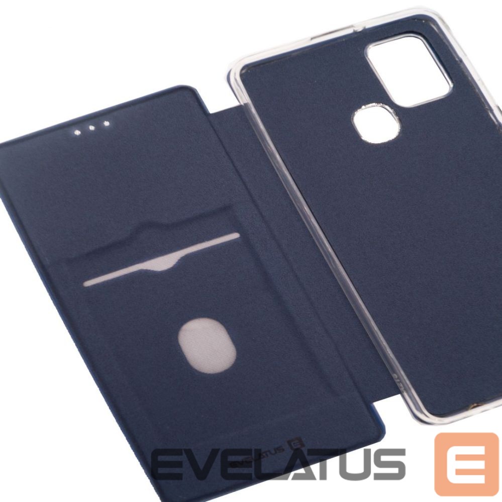 Atveramie maciņi Evelatus Samsung A21s Book Case Dark Blue