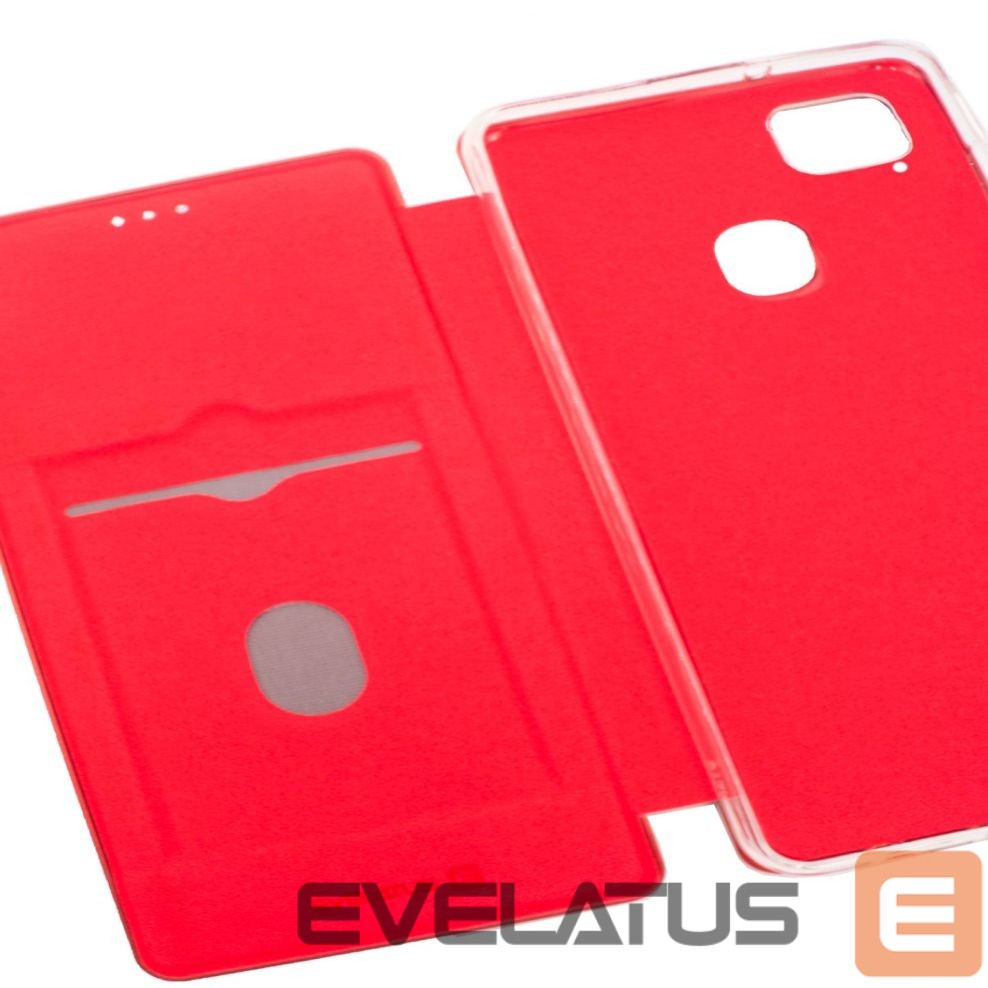 Atveramie maciņi Evelatus Huawei P40 Lite Book Case Wine Red