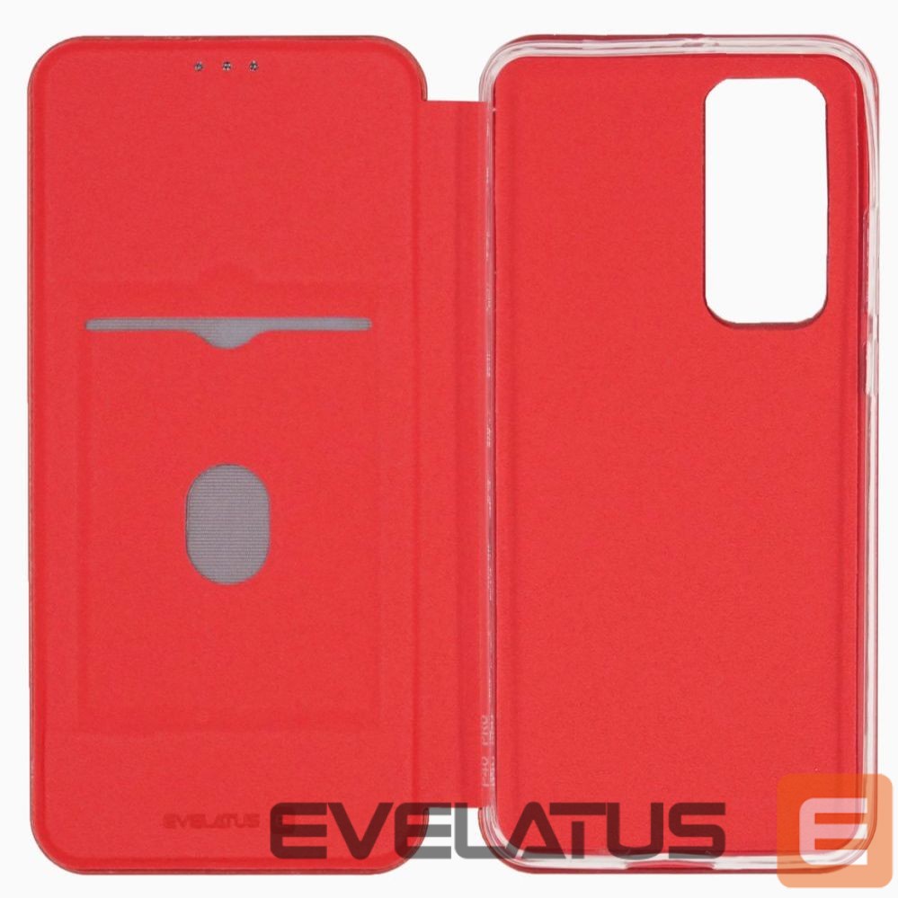 Atveramie maciņi Evelatus Huawei P40 Book Case Wine Red
