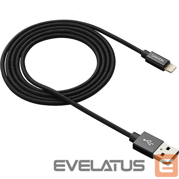 Kabelis Canyon Charge & Sync MFI Cable 1m Black