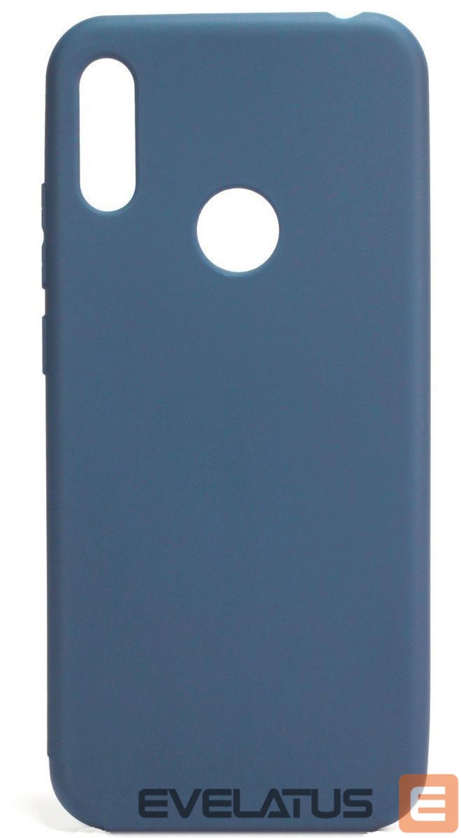 Aizmugurējais vāciņš Evelatus Huawei Y6s 2019 Soft Touch Silicone Blue