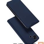 Atveramie maciņi Dux Ducis Xiaomi Poco C40 flip cover card wallet stand Blue