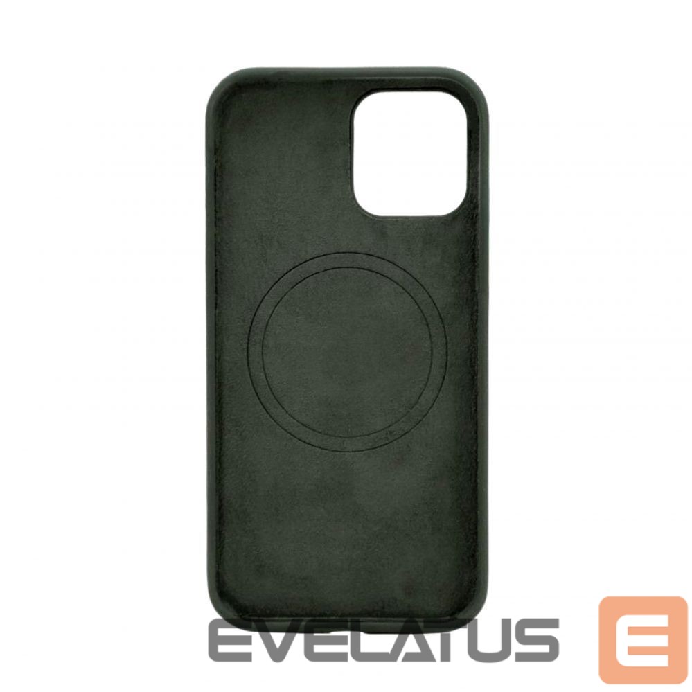Aizmugurējais vāciņš Evelatus Apple iPhone 14 Pro Max Premium Magsafe Soft Touch Silicone Case Dark Green