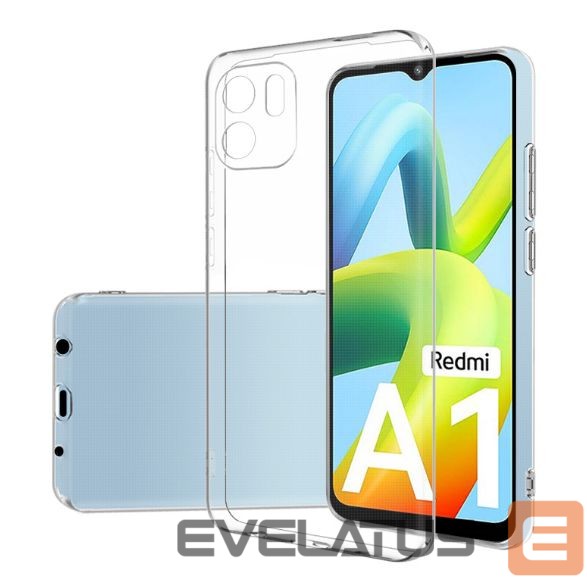 Aizmugurējais vāciņš Evelatus Xiaomi Redmi A1 / A2 Clear Silicone Case 1.5mm TPU Transparent