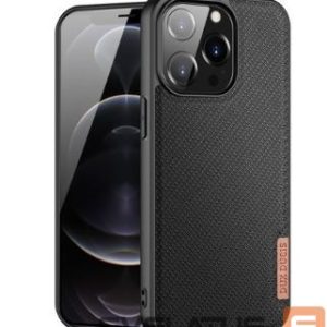 Aizmugurējais vāciņš Dux Ducis Apple Phone 13 Pro Fino case covered with nylon material Black