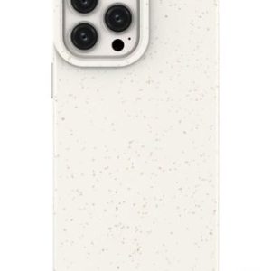 Aizmugurējais vāciņš Eco Apple Phone 14 Pro silicone degradable cover White