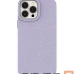 Aizmugurējais vāciņš Eco Apple iPhone 14 Pro Max silicone degradable cover Purple