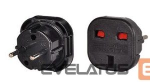 Adapteris iLike  UK/EU CHARGER ADAPTER Black