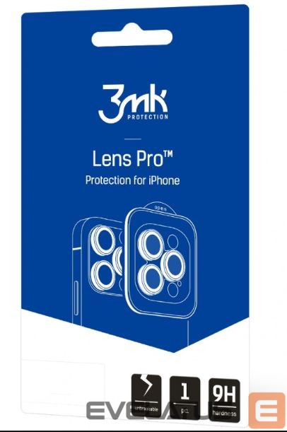 Aizsargstikls 3MK - iPhone 12 Pro Max Lens Protection Pro
