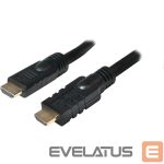 Monitoru piederums Logilink  , CHA0020, 20m, Active, HDMI cable, type A male, - HDMI type A male, black.  20 m 