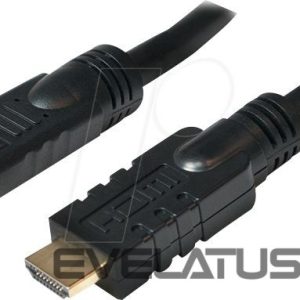 Monitoru piederums Logilink  CHA0025 HDMI Cable, Active, M/M, 25m, black 