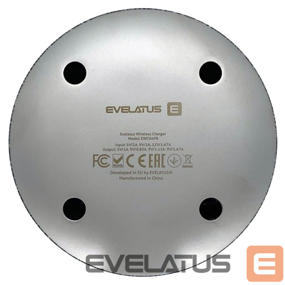 Bezvadu lādētājs Evelatus - Evelatus Wireless Desk charger EWC04 Fabric