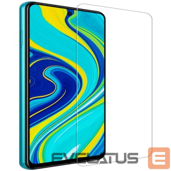 Aizsargstikls Evelatus Xiaomi Note 9 PRO / Note 9s 0.33 Flat Clear Glass Japan Glue Anti-Static